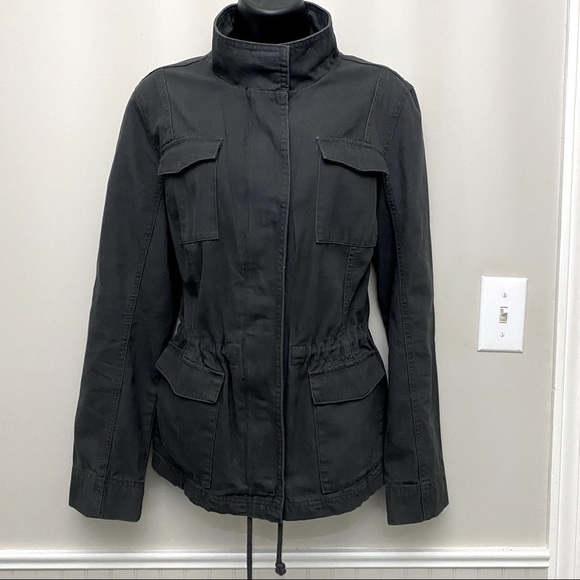Merona Jackets & Blazers - Merona Slate Grey Utility Jacket